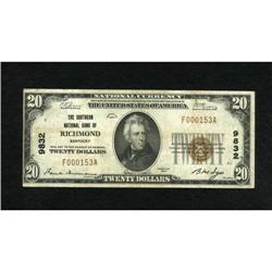 Richmond, KY - $20 1929 Ty. 1 The Southern NB