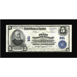 Portland, ME - $5 1902 Plain Back Fr. 598 The