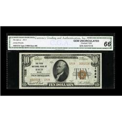 Saco, ME - $10 1929 Ty. 2 The York NB Ch. # 1528