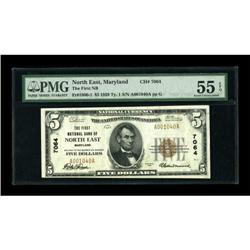 North East, MD - $5 1929 Ty. 1 The First NB Ch.