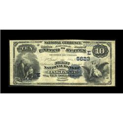 Oakland, MD - $10 1882 Date Back Fr. 545 The