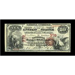 Boston, MA - $10 1875 Fr. 416 The NB of the