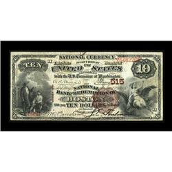 Boston, MA - $10 1882 Brown Back Fr. 480 The NB