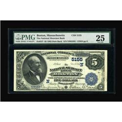 Boston, MA - $5 1882 Date Back Fr. 537 The