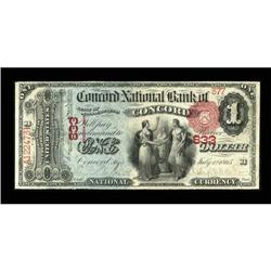 Concord, MA - $1 1875 Fr. 383 The Concord NB Ch.