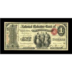 Great Barrington, MA - $1 Original Fr. 380 The