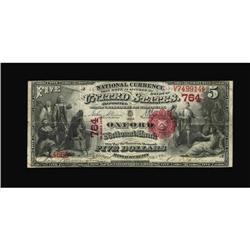 Oxford, MA - $5 1875 Fr. 402 The Oxford NB Ch. #