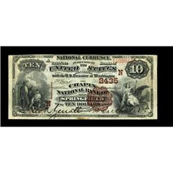 Springfield, MA - $10 1882 Brown Back Fr. 490