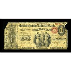 Taunton, MA - $1 Original Fr. 380 The Bristol