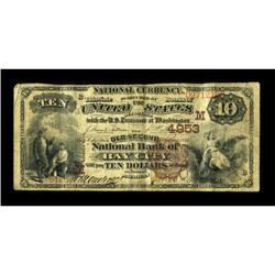 Bay City, MI - $10 1882 Brown Back Fr. 487 The