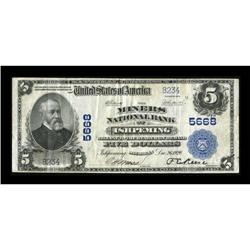 Ishpeming, MI - $5 1902 Plain Back Fr. 607 The