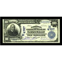 Mankato, MN - $10 1902 Plain Back Fr. 628 The