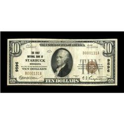 Starbuck, MN - $10 1929 Ty. 1 The First NB Ch. #