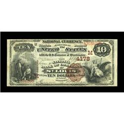 Saint Louis, MO - $10 1882 Brown Back Fr. 484