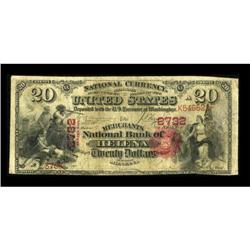 Helena, MT - $20 1875 Fr. 437 The Merchants NB