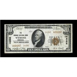 Wymore, NE - $10 1929 Ty. 2 The Wymore NB Ch. #
