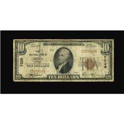Reno, NV - $10 1929 Ty. 1 First NB Ch. # 7038
