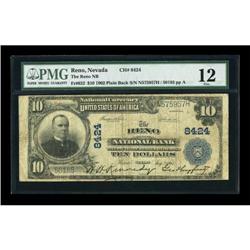 Reno, NV - $10 1902 Plain Back Fr. 632 The Reno