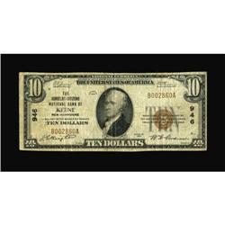 Keene, NH - $10 1929 Ty. 1 The Ashuelot NB Ch. #