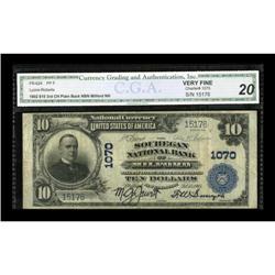 Milford, NH - $10 1902 Plain Back Fr. 624 The