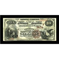 Newport, NH - $10 1882 Brown Back Fr. 482 The