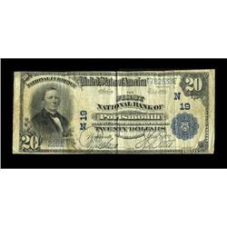 Portsmouth, NH - $20 1902 Plain Back Fr. 660 The