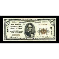 Asbury Park, NJ - $5 1929 Ty. 1 The Asbury Park