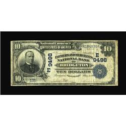 Bridgeton, NJ - $10 1902 Date Back Fr. 617 The