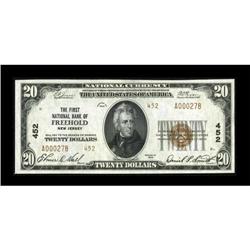 Freehold, NJ - $20 1929 Ty. 2 The First NB Ch. #