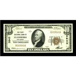 Glassboro, NJ - $10 1929 Ty. 1 The First NB Ch.