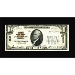 Guttenberg, NJ- $10 1929 Ty. 1 The Liberty NB