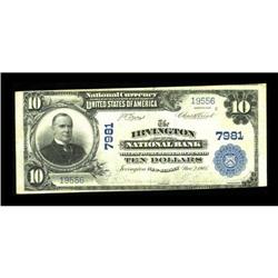 Irvington, NJ - $10 1902 Plain Back Fr. 625 The