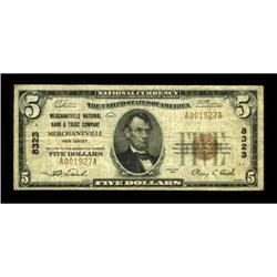 Merchantville, NJ - $5 1929 Ty. 1 The First NB &