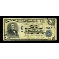 Netcong, NJ - $20 1902 Plain Back Fr. 650 The