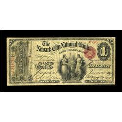 Newark, NJ - $1 Original Fr. 380 The Newark City