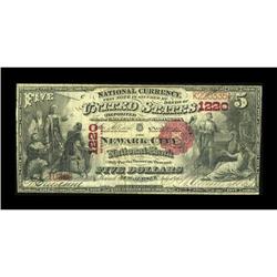 Newark, NJ - $5 1875 Fr. 401 The Newark City NB