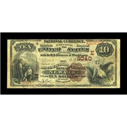 Newark, NJ - $10 1882 Brown Back Fr. 485 The