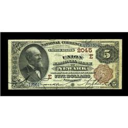 Newark, NJ - $5 1882 Brown Back Fr. 477 Union NB