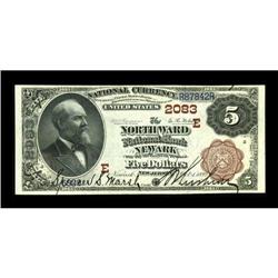 Newark, NJ - $5 1882 Brown Back Fr. 472 The