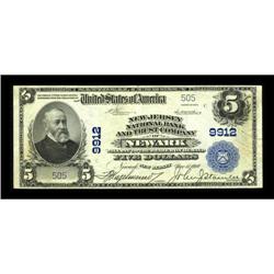 Newark, NJ - $5 1902 Plain Back Fr. 601 New