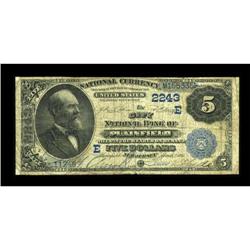 Plainfield, NJ - $5 1882 Date Back Fr. 534 The