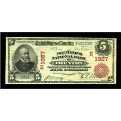 Trenton, NJ - $5 1902 Red Seal Fr. 587 The