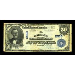 Vineland, NJ - $50 1902 Plain Back Fr. 675 The