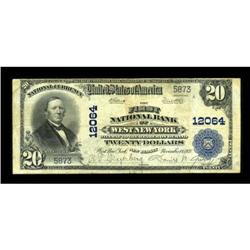 West New York, NJ - $20 1902 Plain Back Fr. 660