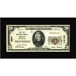 Belen, NM - $20 1929 Ty. 1 The First NB Ch. #