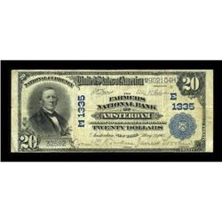 Amsterdam, NY - $20 1902 Plain Back Fr. 650 The