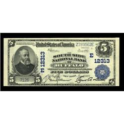 Buffalo, NY - $5 1902 Plain Back Fr. 609 The