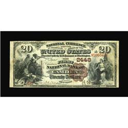 Camden, NY - $20 1882 Brown Back Fr. 504 The