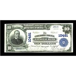 Cherry Creek, NY - $10 1902 Plain Back Fr. 631