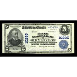 Clinton, NY - $5 1902 Plain Back Fr. 602 The